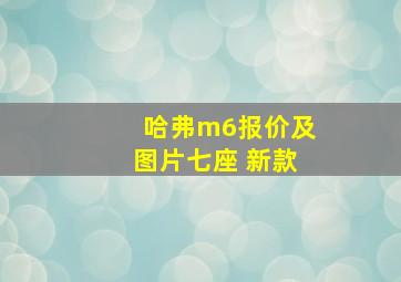 哈弗m6报价及图片七座 新款